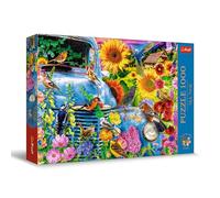Trefl Premium Plus Quality - Puzzle Tea Time : Idylle Rurale, Oiseaux Chantants - 1000 pièces, Série d'Images Nostalgiques Peintes, pour Adultes et Enfants à partir de 12 Ans