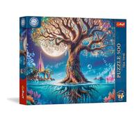 Trefl Premium Plus Quality - Puzzle Tea Time: Magic Tree - 500 pièces, série d'images nostalgiques peintes, pièces Parfaitement ajustées, pour Adultes et Enfants âgés de 10 Ans et Plus