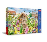 Puzzle 1000 Pièce A Maison Hôtel pour Le Abeilles Fleur Jardin Instant Thé Gamme
