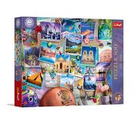Trefl Premium Plus Quality - Puzzle Tea Time: Souvenirs de Voyage - 500 pièces, série d'images nostalgiques peintes, pièces Parfaitement ajustées, pour Adultes et Enfants âgés de 10 Ans et Plus