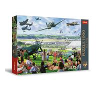 Trefl Premium Plus Quality - Puzzle Tea Time : Spectacle Aérien - 1000 pièces, Série d'Images Nostalgiques Peintes, Pièces Parfaitement Assorties, pour Adultes et Enfants à partir de 12 Ans