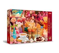 Trefl Premium Plus Quality - Puzzle Tea Time: Tout ce Qui est agréable - 1000 pièces, Série d'Images Nostalgiques Peintes, Pièces Parfaitement Assorties, pour Adultes et Enfants à partir de 12 Ans