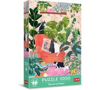 Trefl Premium Plus Quality - Puzzle The Art of Colour : on est Mieux à la Maison - 1000 pièces, Série Pleine de Couleurs, Pièces Parfaitement Assorties, pour Adultes et Enfants à partir de 12 Ans