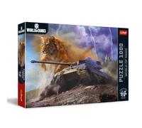 Trefl Premium Plus Quality - Puzzle World of Tanks, Tiger II - 1000 éléments, série de Puzzles avec des Chars, pour Adultes et Enfants de Plus de 14 Ans