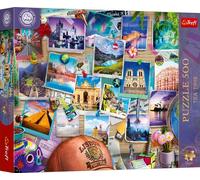 Trefl - Premium Puzzle Plus : Tea Time : Travel Memories - 500 pièces