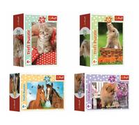 TREFL Présentoir Puzzle Animaux mignons 54 pièces (40 pièces)