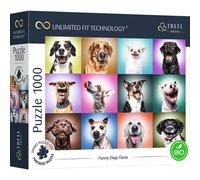 Trefl Puzzle Prime Têtes De Chiens Drôles 1000 Unités