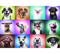 Trefl Prime Puzzle - Funny Dogs - 1000 Pièces