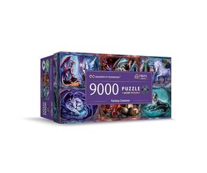 Trefl Prime - Puzzle UFT : Fantasy Creatures - 9000 Pièces, Anne Stokes, Grand Puzzle, Carton Le Plus épais, Loisir pour Les Adultes et Les Enfants à partir de 14 Ans