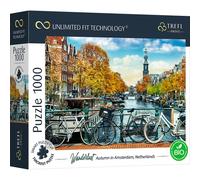 Trefl Puzzle 1000 pièces Automne à Amsterdam, Pays-Bas Unlimited Fit Technology