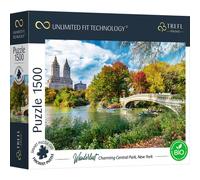 Trefl – Puzzle Wanderlust Central Park New York – 1500 pièces – Carton le plus épais – Bio