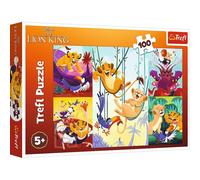 Trefl puzzle 100 pièces Brave Roi Lion Disney 16478