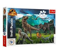 Trefl - Jurassic World : Dominion, Jurassic Park - Casse-tête 100 éléments - Casse-tête coloré avec des Dinosaures, pour Les Enfants à partir de 5 Ans.