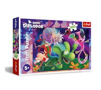 Trefl - Puzzle 100 pièces, Le Diplodocus, Les Amis, 5+ | Développement de la concentration et de l'observation, haute qualité, puzzle riche en détails, puzzle coloré pour enfants