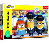 Trefl Puzzle 100 Pieces Les Minions A L'aeroport