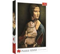 TREFL Puzzle 1000 Dame au chat 10663