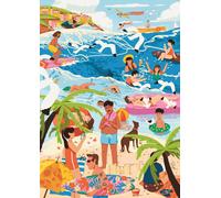 TREFL Puzzle 1000 Premium Plus L'art de la couleur : dans la course aux vacances 12065