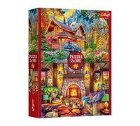Trefl Puzzle 2 en 1 Excursion en Montagne 2 x 500 pièces Lot de 2 dès 10 ans