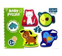 Trefl Puzzle 2 pièces – 4 Baby Puzzles en carton multicolore CE FSC