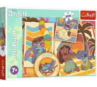 Trefl - Lilo & Stitch, Univers Musical Lilo & Stitch - Puzzle 200 Pièces - Puzzle Colorés avec Personnages de Bande Dessinée, Divertissement Créatif, Loisir pour Les Enfants à partir de 7 Ans