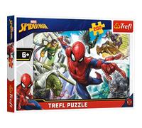 Trefl - Puzzle - Un héros né Marvel Spiderman 200 Pièces, pour Les Enfants à partir de 6 Ans