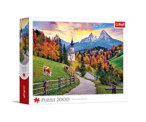 Trefl - Puzzle 2000 Les Alpes bavaroises en Automne, Puzzles Classiques | Pour les enfants et les adultes de 14 ans et plus, haute qualité, divertissement créatif, pièces parfaitement ajustées,