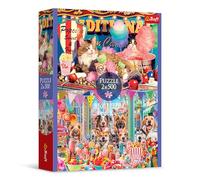 Trefl - Puzzle 2en1 : des Amis Tout Doux - 2 x 500 pièces - Lot de Deux Puzzles, DIY, Divertissement créatif, pour Adultes et Enfants à partir de 10 Ans
