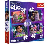 TREFL Puzzle 4en1 - Les missions extraterrestres d'Elio 34665