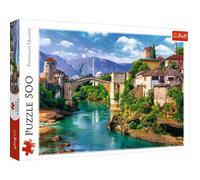 Trefl, Puzzle, Alte Brücke in Mostar, Bosnien und Herzegowina, 500 Teile, Premium Quality, für Erwachsene und Kinder AB 10 Jahren