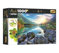 TREFL Puzzle avec trieur 2in1 Hintersee, Allemagne 1000 pièces