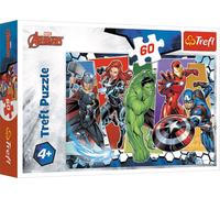 Puzzle Avengers 60 Pieces Captain America Hulk Thor Iron Man