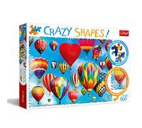 Trefl Puzzle - Ballons Colorés, 600 Pièces, Crazy Shapes, Qualité Premium, pour Adultes et Enfants à partir de 10 Ans