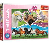TREFL Puzzle Beaux chevaux 200 pièces