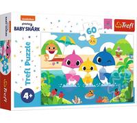TREFL Puzzle Bébé requin avec famille en vacances 60 pièces