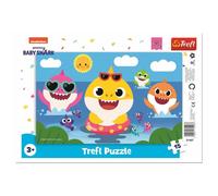 TREFL Puzzle Bébé requin : requins heureux 15 pièces