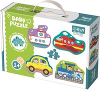 TREFL Puzzle bébé transport 4x2 pièces