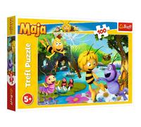 Trefl - Puzzle - Maja l'abeille et Ses Amis 100 Pièces, pour Les Enfants à partir de 5 Ans
