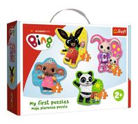 Trefl, Puzzle, Bing et Ses Amis, Lapin Bing, de 3 à 6 Pièces, 4 Sets, pour Enfants à partir de 2 Ans