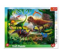 Trefl – Puzzles en cadres Dinosaures, 25 pièces, dès 4 ans