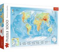 TREFL Puzzle Carte du monde 1000 pièces