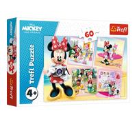 Trefl - Puzzle - Charmante Minnie Minnie Disney 60 Pièces, pour Les Enfants à partir de 4 Ans