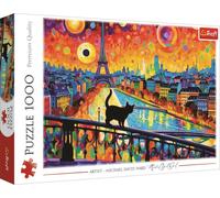 TREFL Puzzle Chat à Paris 1000 pièces