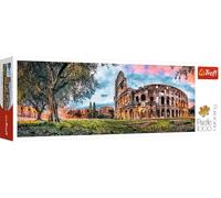 Colisée All'Alba Roma - Colosseum At Dawn Cuivre Italie Puzzle Panorama 1000 Pcs