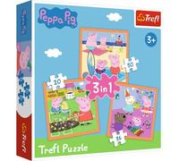 3 Puzzles - Peppa Pig - 20, 36 Et 50 Pièces
