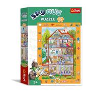Trefl - Puzzle d’Observation Spy Guy : À la Maison - 24 Pièces - Trouvez Tous Les Objets du Cadre, Puzzle Coloré Plein de Détails, Développement de Perspicacité pour Les Enfants à partir de 3 Ans