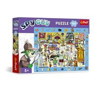 Trefl - Puzzle d’Observation Spy Guy : Musée - 100 Pièces - Trouvez Tous Les Objets du Cadre, Puzzle Coloré Plein de Détails, Développement de Perspicacité pour Les Enfants à partir de 5 Ans