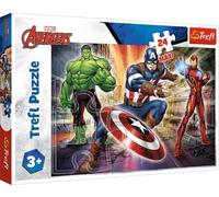 TREFL Puzzle Dans le monde des Avengers MAXI 24 pièces