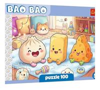 Trefl - Puzzle de 100 pièces, boulettes et amis, Bao Bao, 5+ | Développement de la concentration et de la perception, haute qualité, puzzle plein de détails, puzzle coloré pour enfants