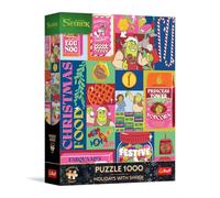 Trefl - Puzzle de 1000 pièces, Noël avec Shrek, Premium Plus | Pour les enfants et les adultes de 14 ans et plus, une série de puzzles mettant en scène des personnages préférés
