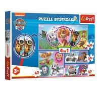 TREFL Puzzle de détection des différences Flapper Patrol 4in1 (30,30,60,160 pièces)